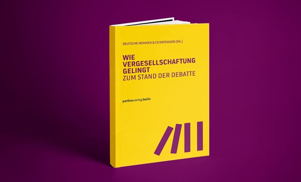Ein gelbes DWE Buch auf Lila Hintergrund
