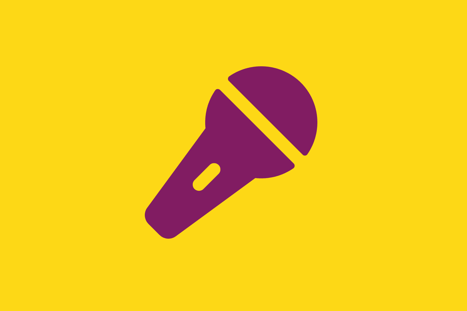 Ein Mikrofon-Symbol